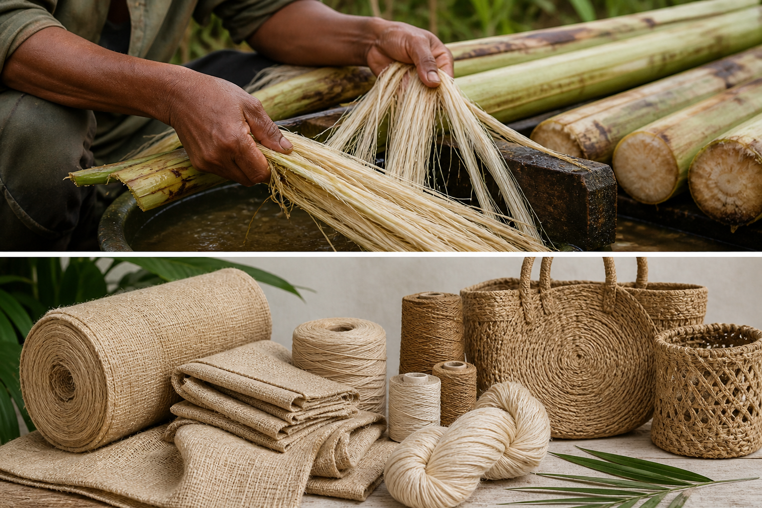 Sustainable banana fiber